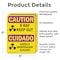 Signmission Radiation & Laser Sign, 7 in H x 5 in W, Vinyl Decal, Rectangle OS-2PACK-CR-D-57-L-10199 - alternate 2